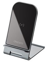 ЗУ беспроводное Deppa Slim складное, Qi 15W, графит купить в Барнауле