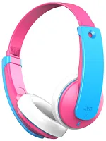 Наушники JVC KIDS беспроводные детские (HA-KD9BT-P-E) Розовые/голубые купить в Барнауле